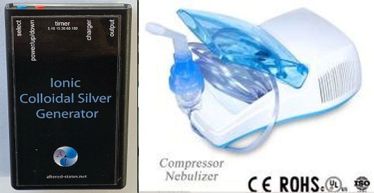 Ionic Siver and Nebuliser Combo